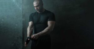 Weightlifter with Glove