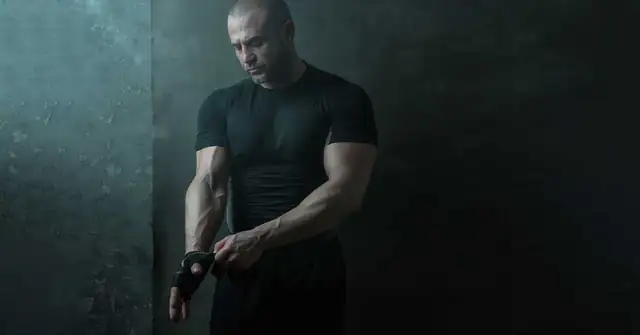 Weightlifter with Glove