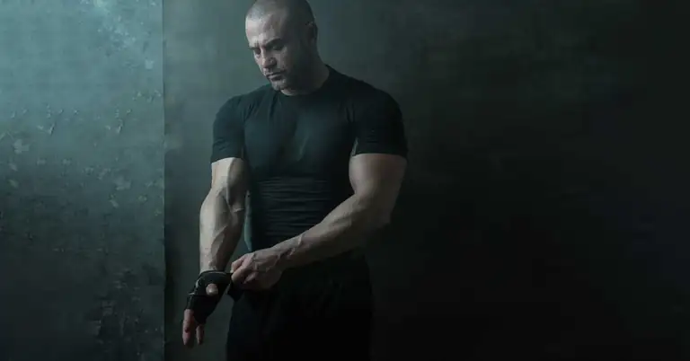 Weightlifter with Glove