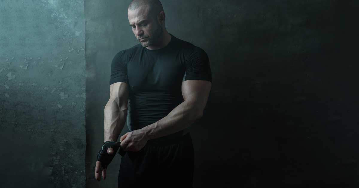 Weightlifter with Glove