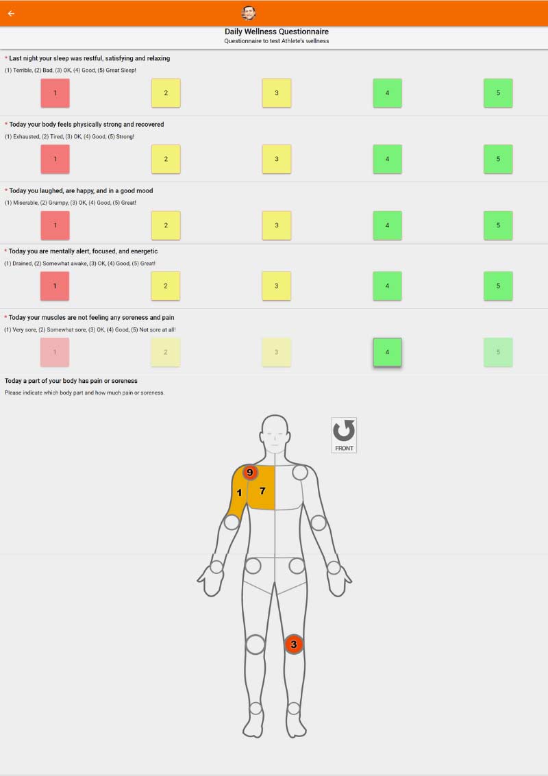 Wellness Questionnaire
