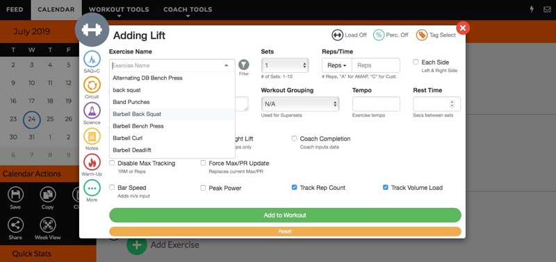 Workout Builder Software