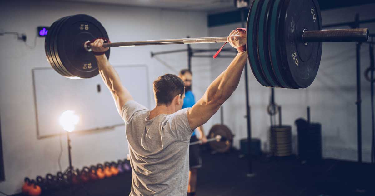 Young Male Powerlifter
