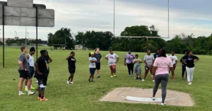 Youth Discus Shot Put Throwers|Mary Foster High School Throwers|Foster Young Thrower|Young Throwers Training|Throw Something|A circular diagram with ion written twice in purple. Inside the circle