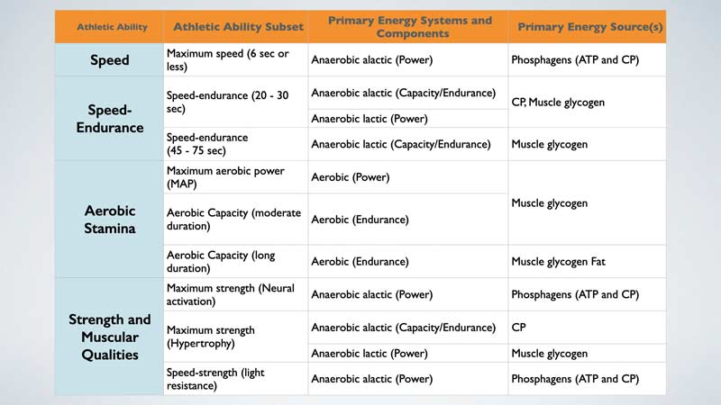 Ability Chart