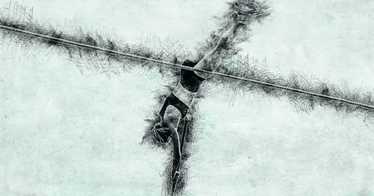 Female Pole Vaulter