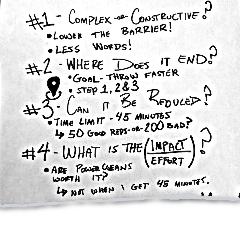 Questions for Coaches