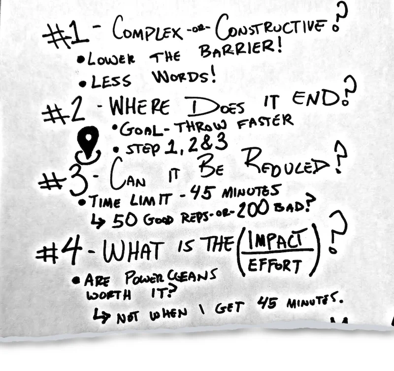 Questions for Coaches