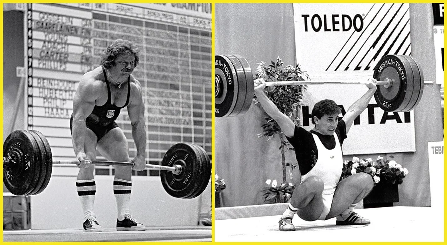 A person lifting a barbell Description automatically generated