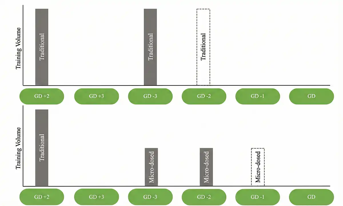 Comparison of Traditional and Micro-dosed Training Schedules