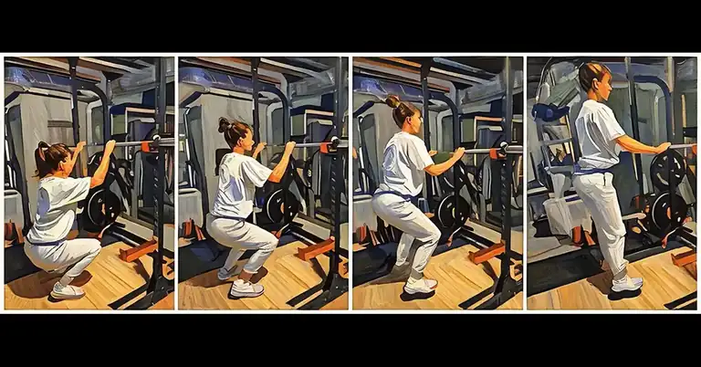 Female Weight Room Rack